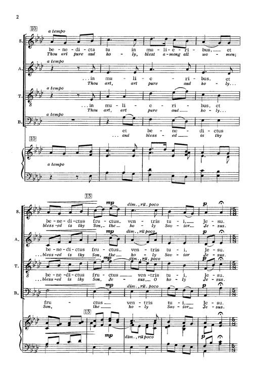 Ave Maria (from Four Motets)