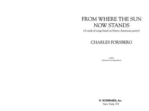 From Where the Sun Now Stands