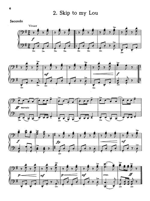American Songs, Book 2, for piano/4 hands