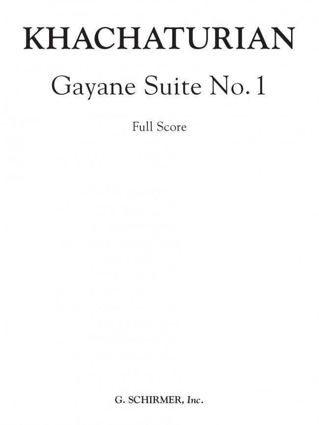 Gayane Suite No. 1