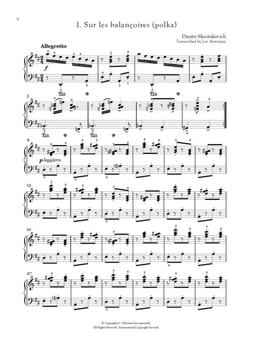 Cinq Miniatures (Five Miniatures) (trans. Lev Atovmyan)