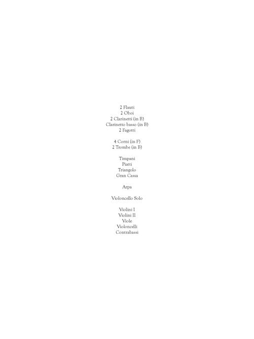 Concerto for Cello and Orchestra
