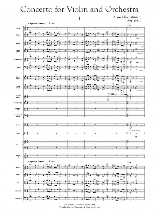 Concerto for Violin and Orchestra