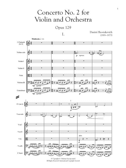 Concerto No. 2 for Violin and Orchestra, Op. 129