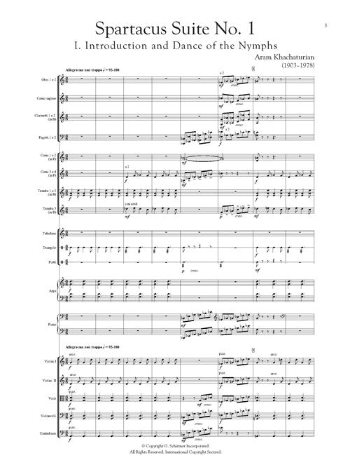 Spartacus Suite No. 1