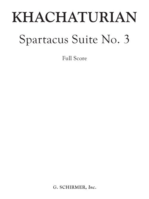 Spartacus Suite No. 3