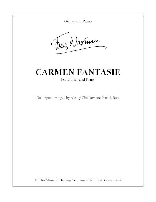 Carmen Fantasie - reduction for guitar and piano