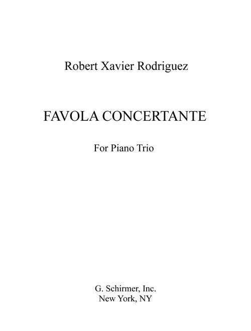 Favola Concertante (for piano trio)