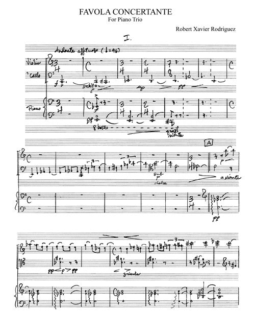 Favola Concertante (for piano trio)