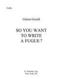 So You Want to Write a Fugue?