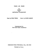 Vision and Prayer - Digital (Not Printable)