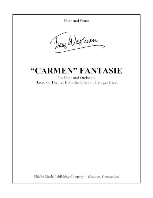 Carmen Fantasie - reduction for flute and piano - Russ