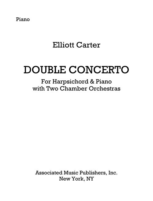 Double Concerto (Solo Piano Part)
