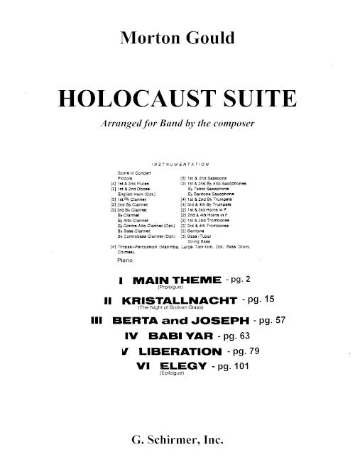 Holocaust Suite