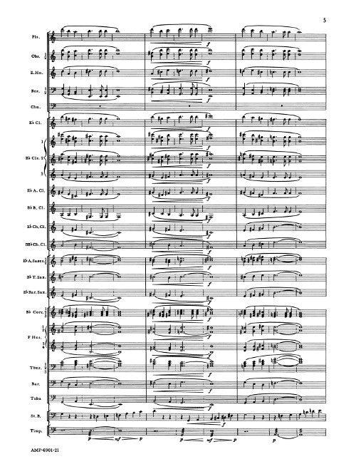 Mysterious Mountain, from Symphony No. 2, for band
