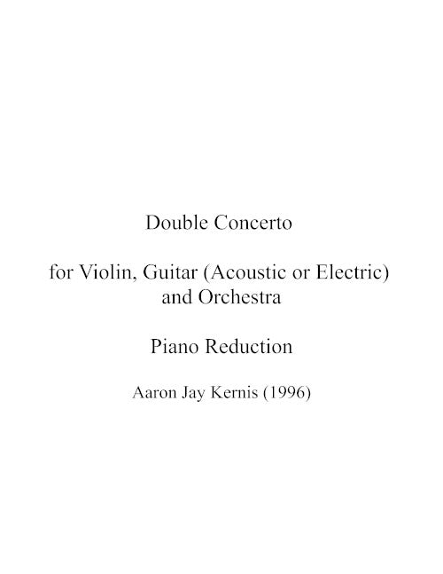 Double Concerto for Guitar and Violin