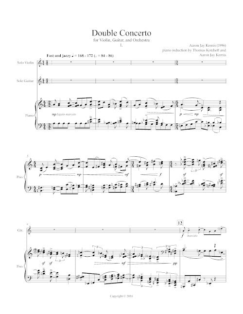Double Concerto for Guitar and Violin