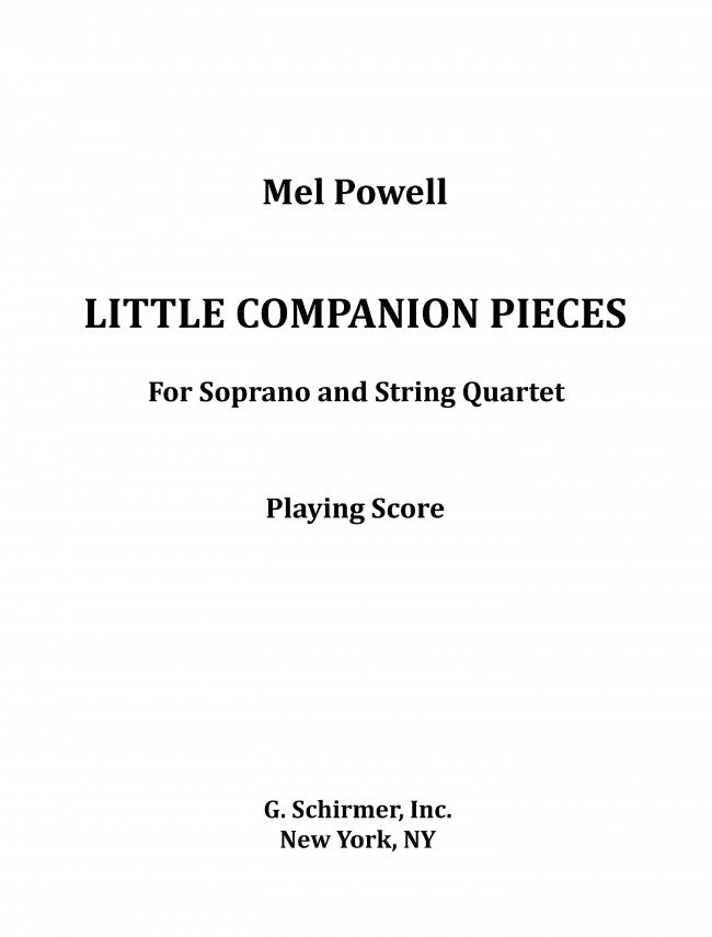 Little Companion Pieces