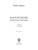 August Music (for 2 flutes and string quartet)
