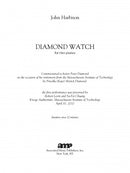 Diamond Watch (Double Play for Two Pianos)