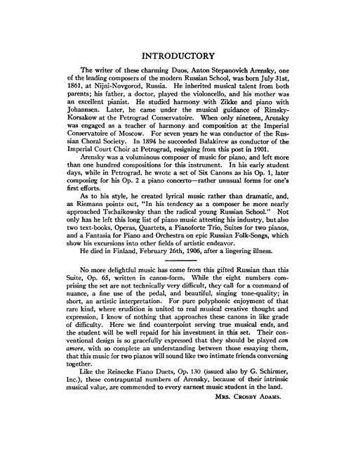Suite No. 5 in Canon Form