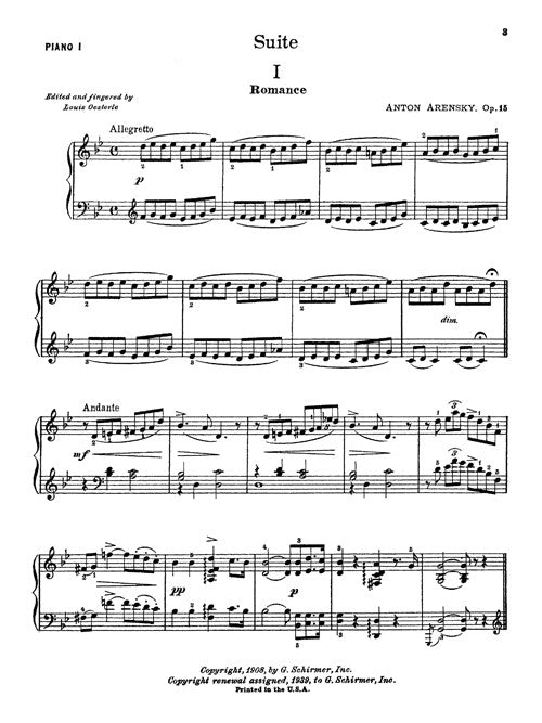 Suite No. 1