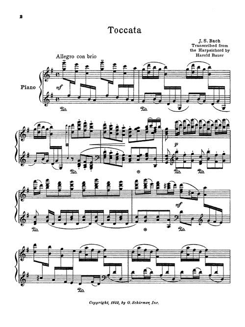 Toccata in G Major, BWV 916 (arr.)