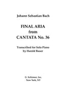 Final Aria from Cantata 36 (arr.)