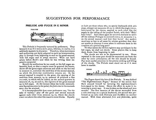 Prelude and Fugue in E Minor, BWV 533 ("The Cathedral")