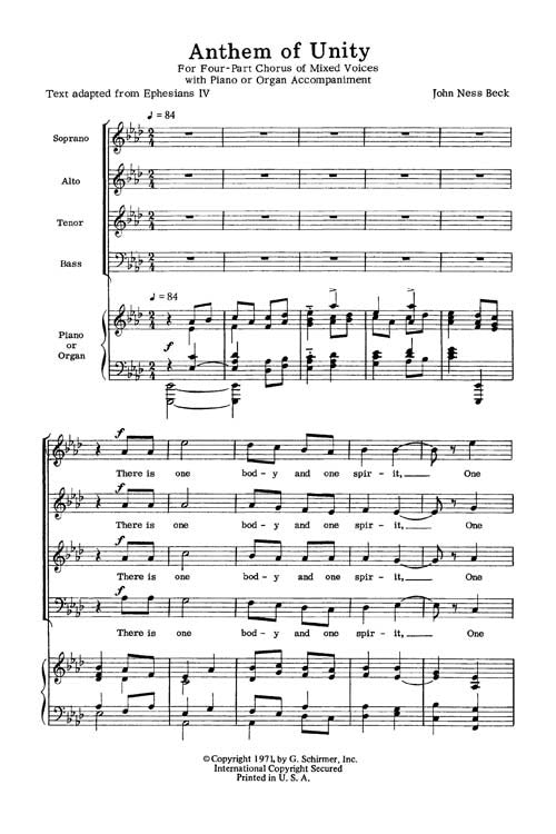 Anthem of Unity