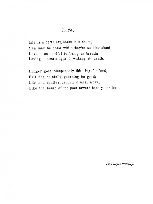 Life, from "Three Songs"