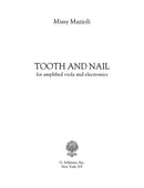 Tooth and Nail (viola version)