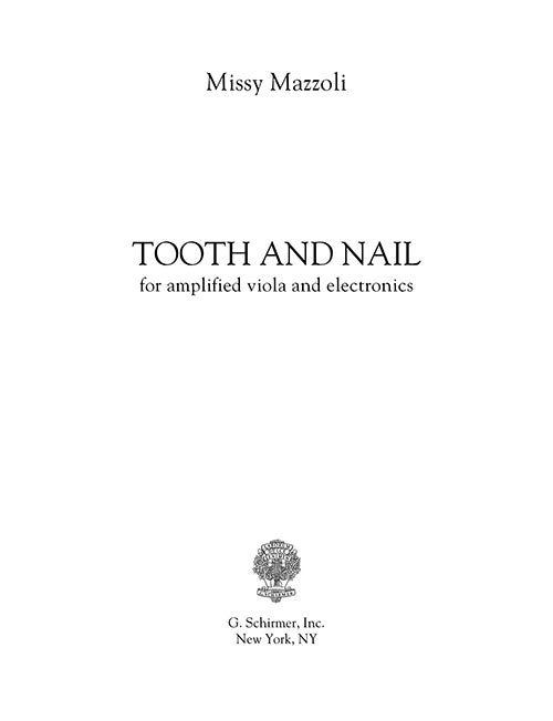 Tooth and Nail (viola version)