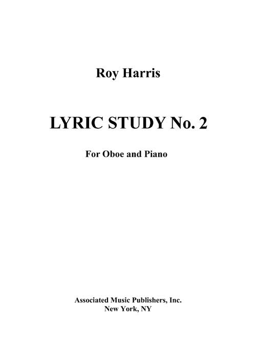 Lyric Study No. 2 for Oboe