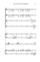 The Lord is Close to the Heartbroken - set of score, parts & 10 choral scores