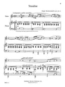 Vocalise (for low/medium voice and piano)