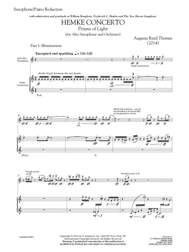 Hemke Concerto 'Prisms of Light' - Digital