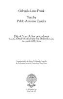 Dijo Cifar: a los pescadores