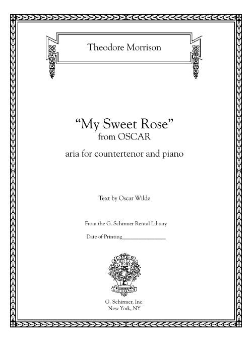My Sweet Rose (for countertenor and piano)