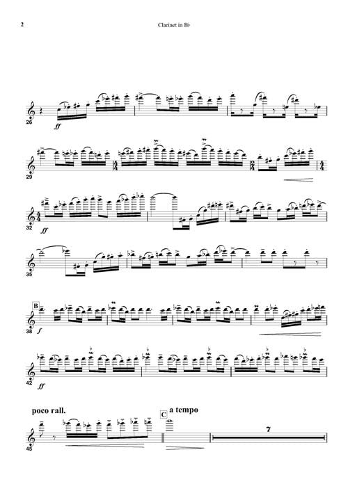 Concerto for Klezmer Clarinet (part for clarinet in Bb)