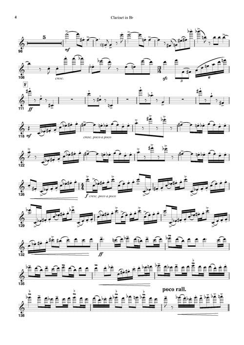 Concerto for Klezmer Clarinet (part for clarinet in Bb)