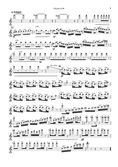 Concerto for Klezmer Clarinet (part for clarinet in Bb)