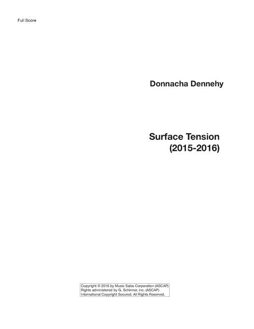 Surface Tension