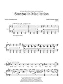 Stanzas in Meditation