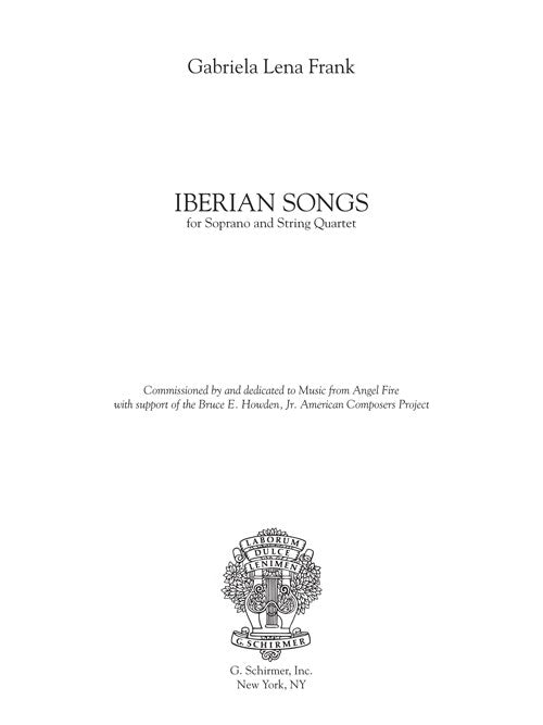 Iberian Songs