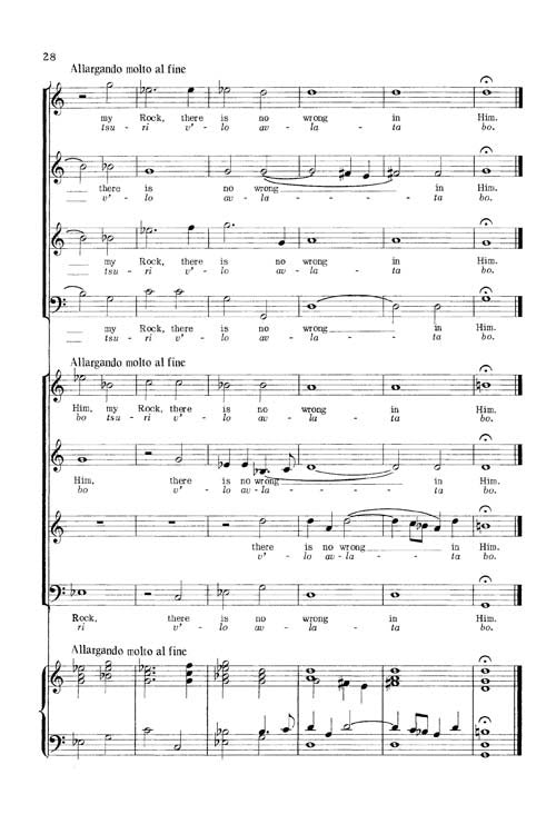Psalm 92 (for double chorus of mixed voices)