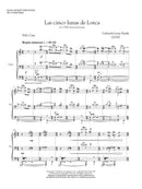 Las cinco lunas de Lorca (TTBB chorus and piano, set of 10 octavos)