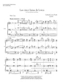 Las cinco lunas de Lorca (The Five Moons of Lorca, for tenor, baritone, and piano) - Digital (Not Printable)