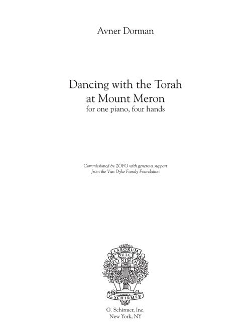 Dancing with the Torah at Mount Meron