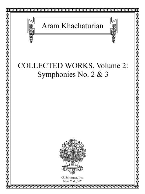 Collected Works Vol.  2: Symphonies 2, 3